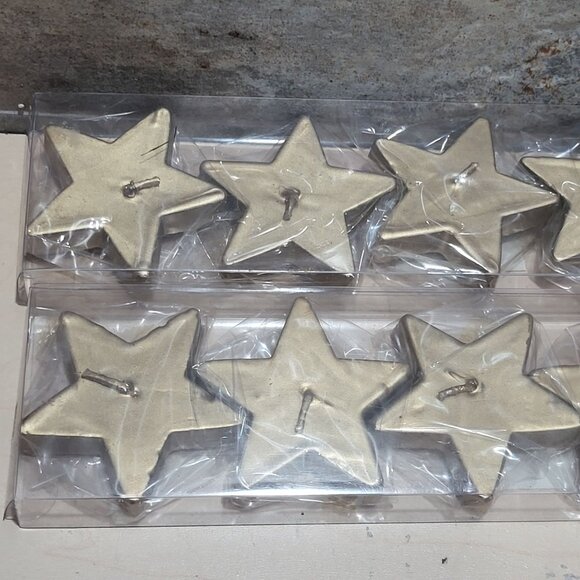 Star Shaped Decorative Floating Unscented Candles Set of 2 - Picture 8 of 9